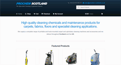 Desktop Screenshot of prochem-scotland.co.uk