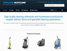 Tablet Screenshot of prochem-scotland.co.uk